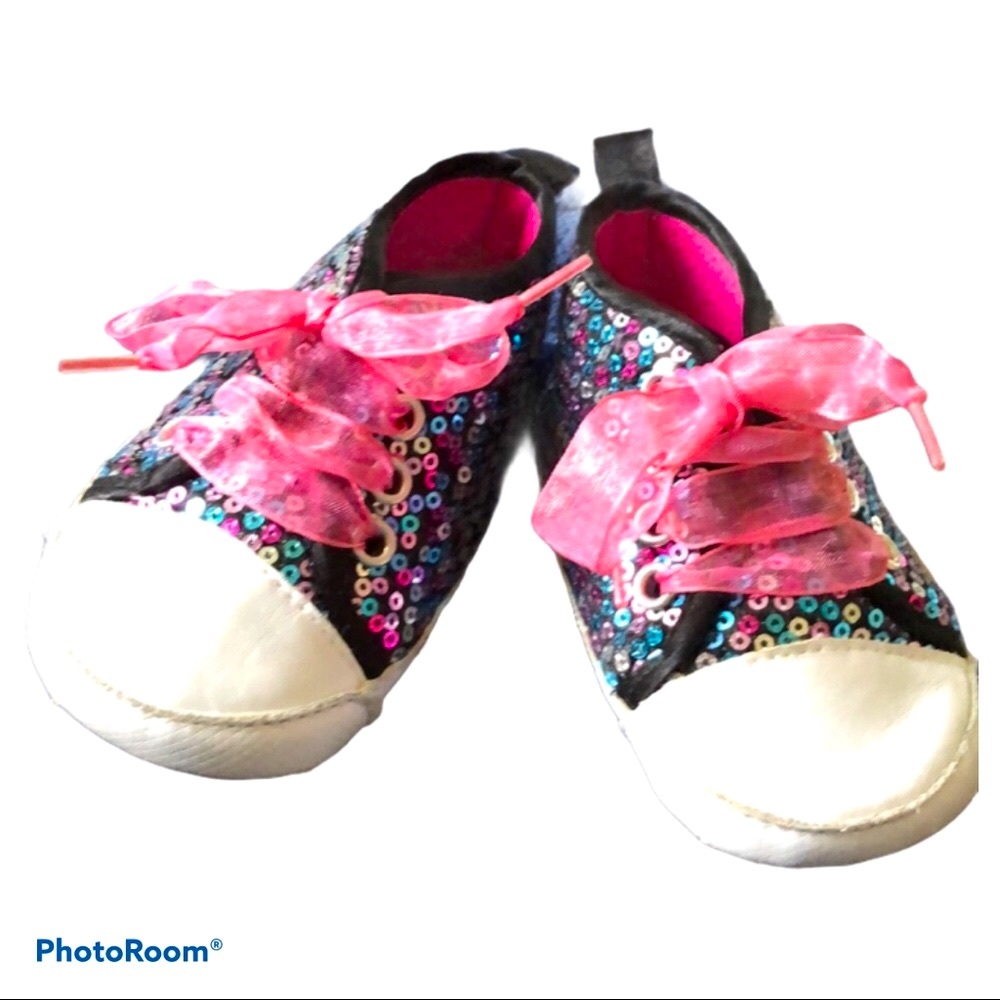 Adorable Balletcore Sequin Baby Girl Shoes‎ 9 - 12m